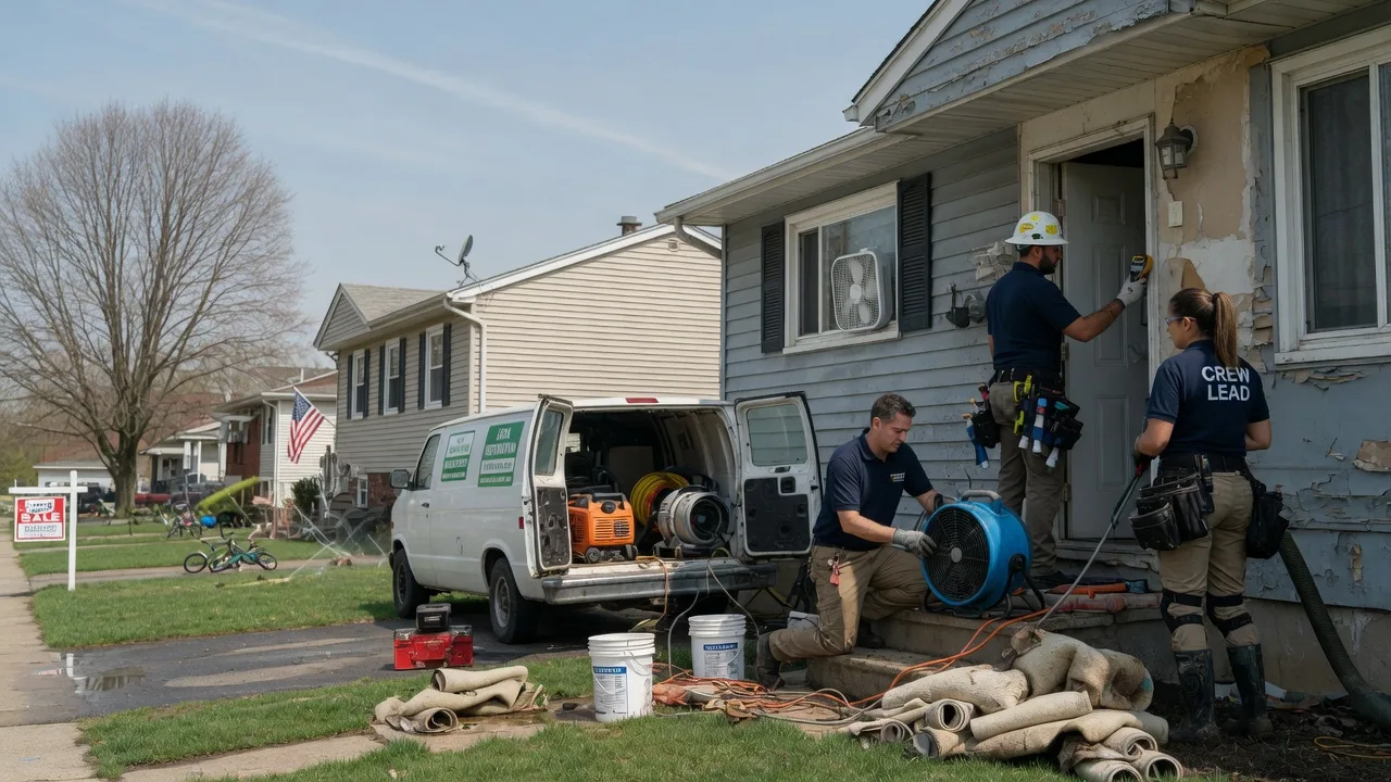 Flood Cleanup in Gibsonville, NC near me