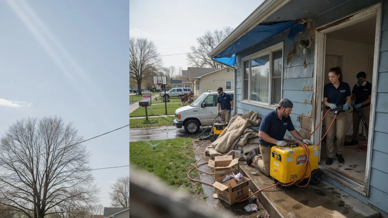 Basement Flood Cleanup in Gibsonville, NC near me